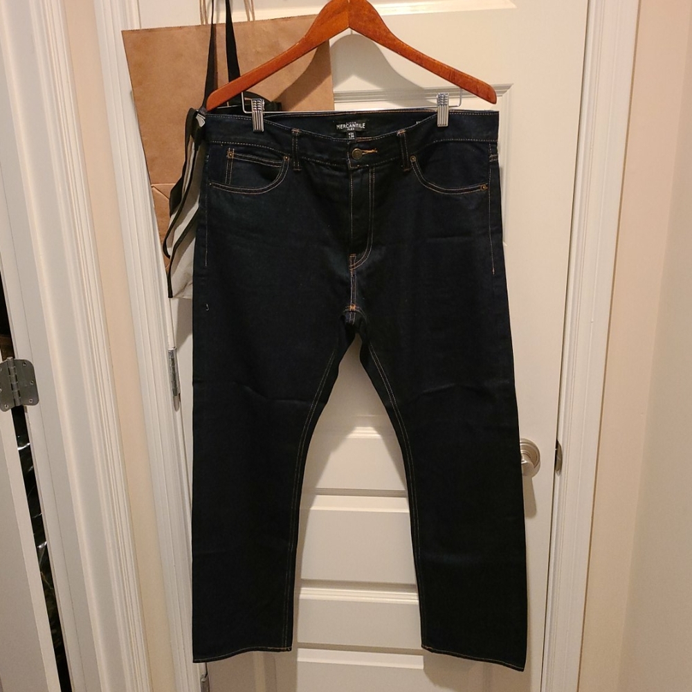 JCrew straight fit jeans 34x30 dark wash